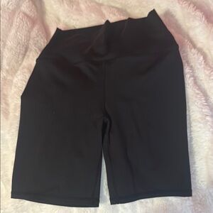 Varley Black Bike Shorts with Elastic Waistband